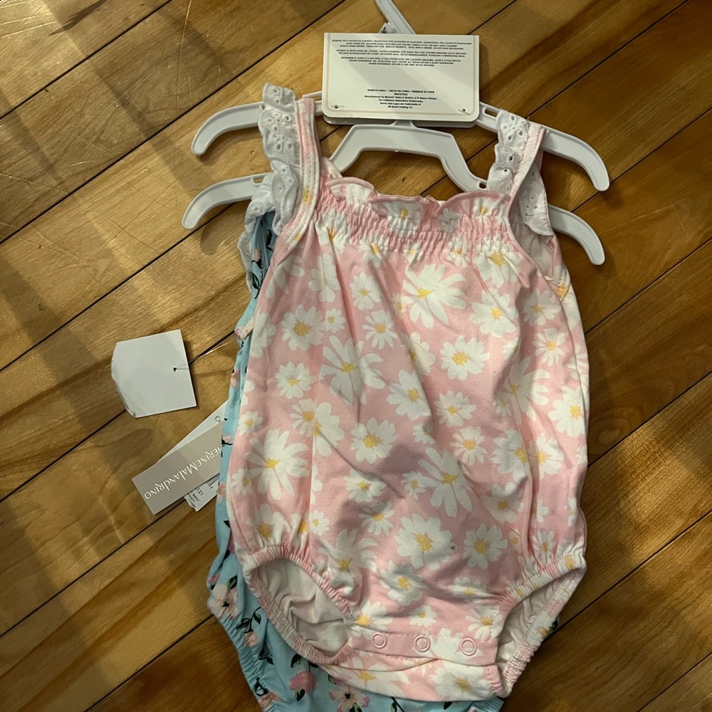 Catherine Malandrino 2 Pack Rompers - Picture 2 of 2